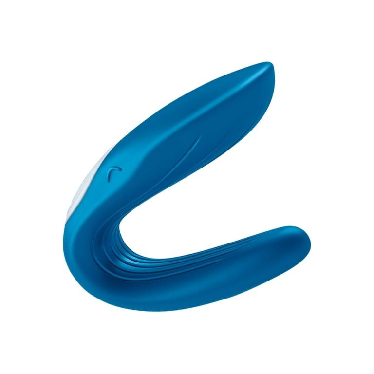 Вибратор для двоих "Satisfyer Double Whale" синий 