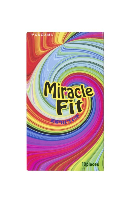 Презервативы "Sagami Miracle Fit" анатомические, тонкие, 10шт 