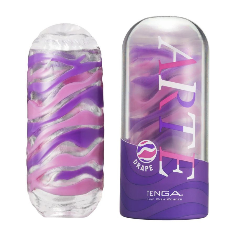 Мастурбатор с прокручивающим эффектом "Tenga Arte Drape" 
